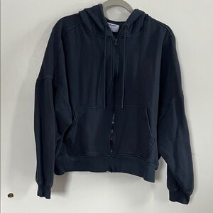 Old Navy Black Hoodie Jacket